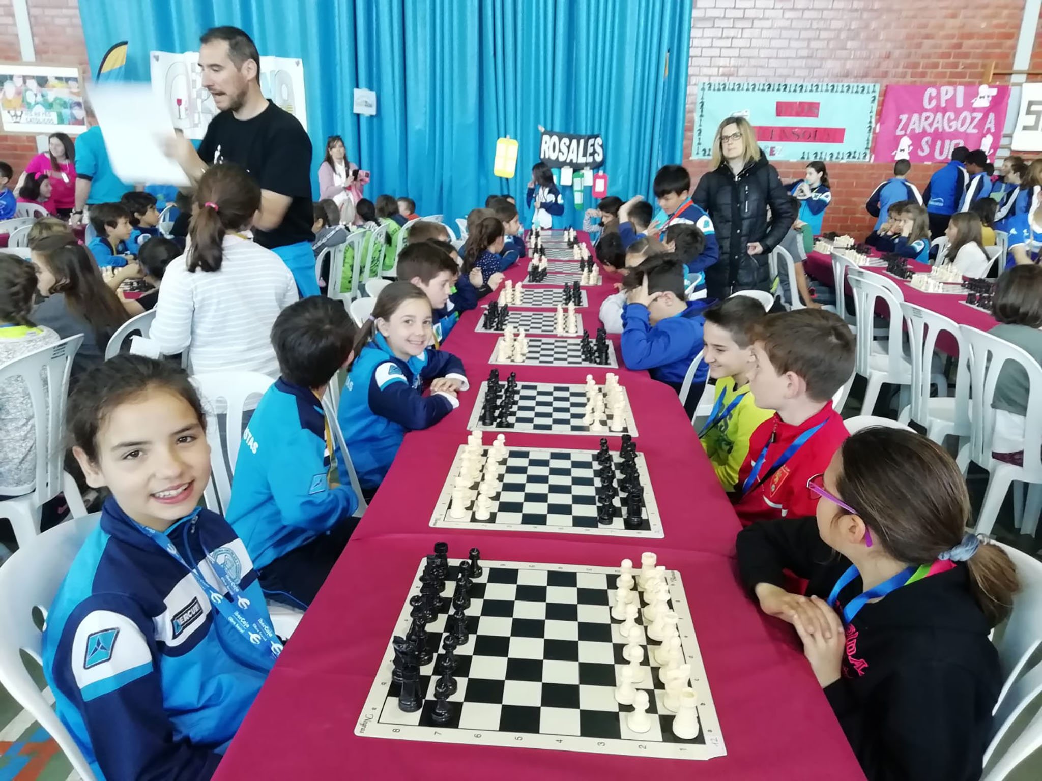 Segundo torneo de ajedrez a la escuela de Aragón