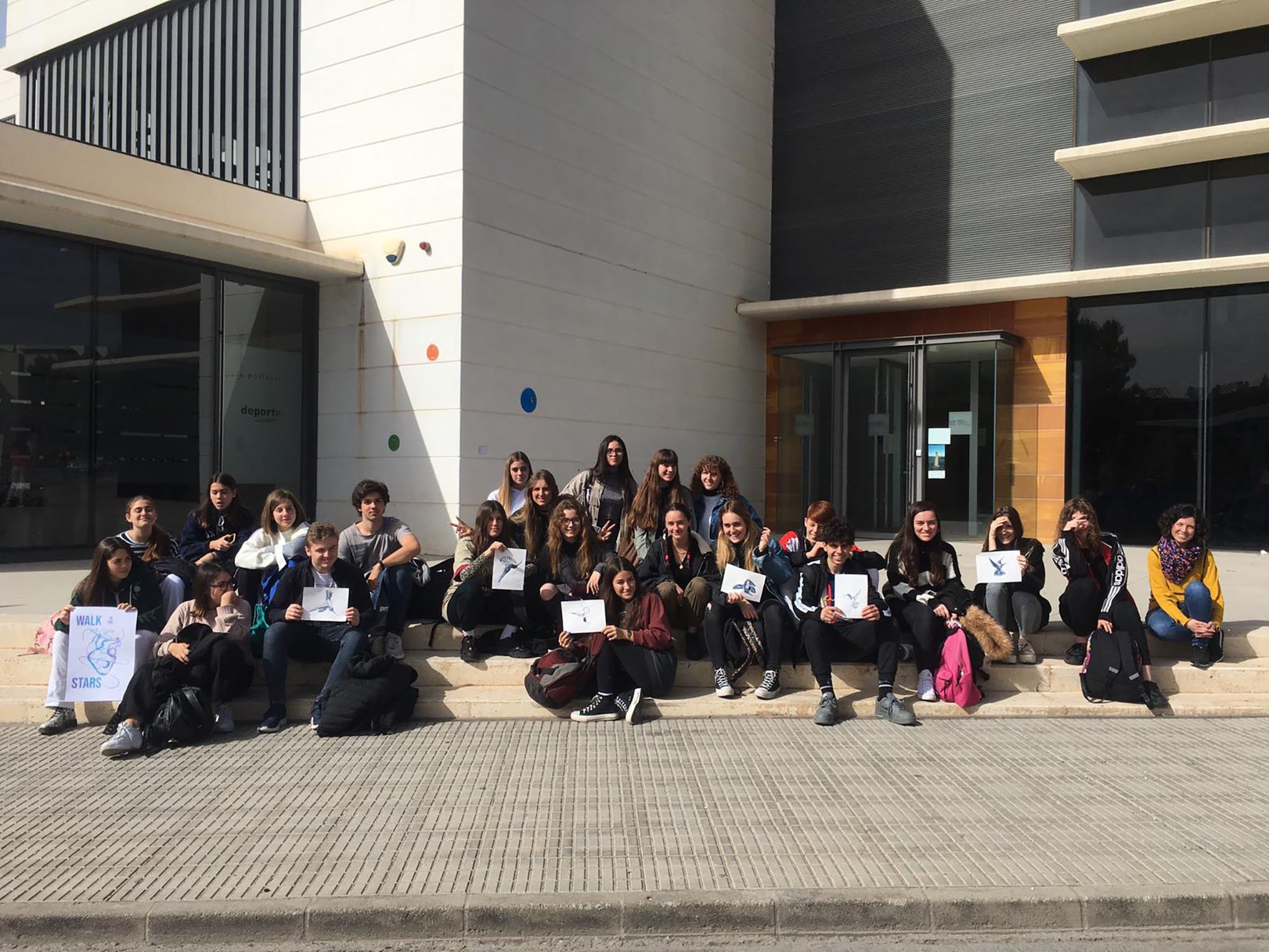 Visita a la facultad de Bellas Artes